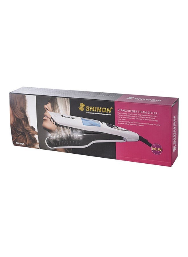 Steam Vapor Hair Straightener Brush With LCD Screen - Image 4