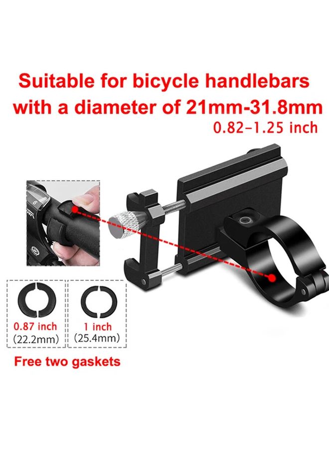 Red Durable Aluminum Bike Phone Mount for Safe Riding - Image 4