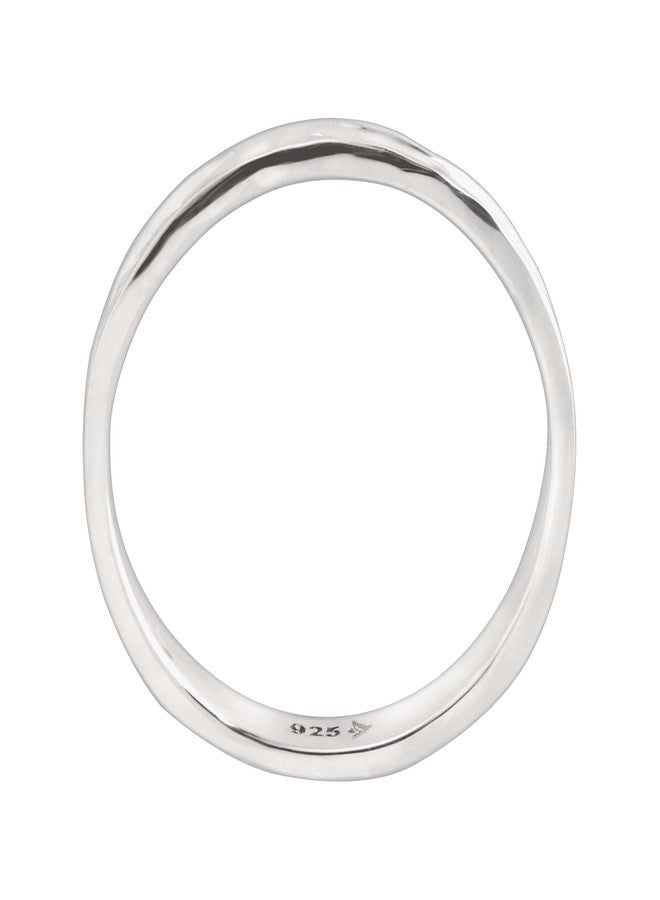 Silpada 'Stellar Stable' Stacking Ring in Hammered Sterling Silver, Size 8, Size 8 - Image 3