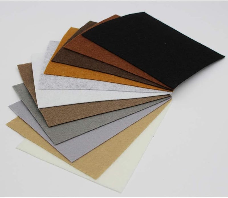 Green Felt Fabric Sheets 40pcs Non Woven Polyester DIY Craft Cloth Supplies - Image 4