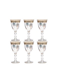 Villeroy & Boch 6-Piece Palm Green Water Glasses  - Image 2