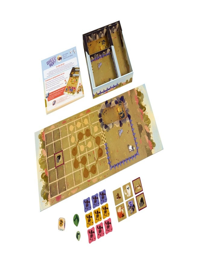Asmodee Sheep Hop Board Game - Cooperative Strategy Game, Fun Family Game for Kids & Adults, Ages 5+, 1-4 Players, 15 Minutes, Made by Space Cow - Image 4