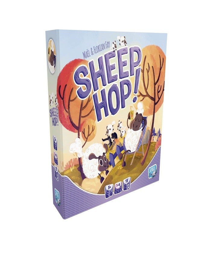 Asmodee Sheep Hop Board Game - Cooperative Strategy Game, Fun Family Game for Kids & Adults, Ages 5+, 1-4 Players, 15 Minutes, Made by Space Cow - Image 1