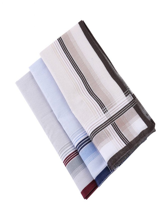 emlstyle Cotton Handkerchiefs for men Cotton Hankie Hankerchieves 12 Pack - Image 3