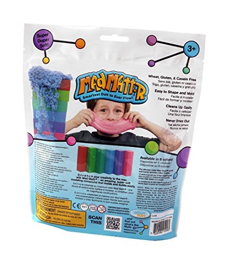 Mad Mattr - Kids Modeling Dough, 10oz (Pink) – Mess-Free Sensory Play to Reduce Screen Time – Dough Sticks to Itself, Not Carpet or Clothes – Non-Toxic, Never Dries Out, Ages 3+, Made in Sweden - Image 3