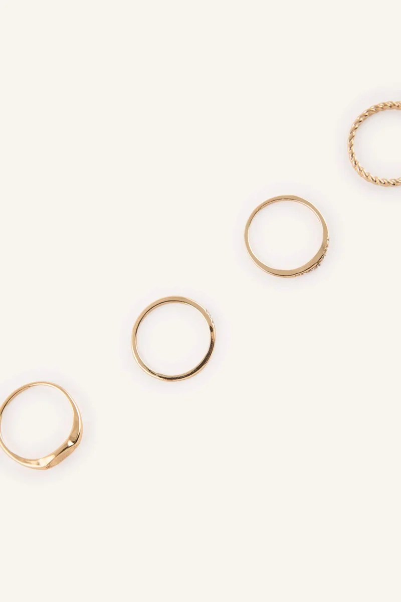 ديفاكتو Woman 4 Piece Rings