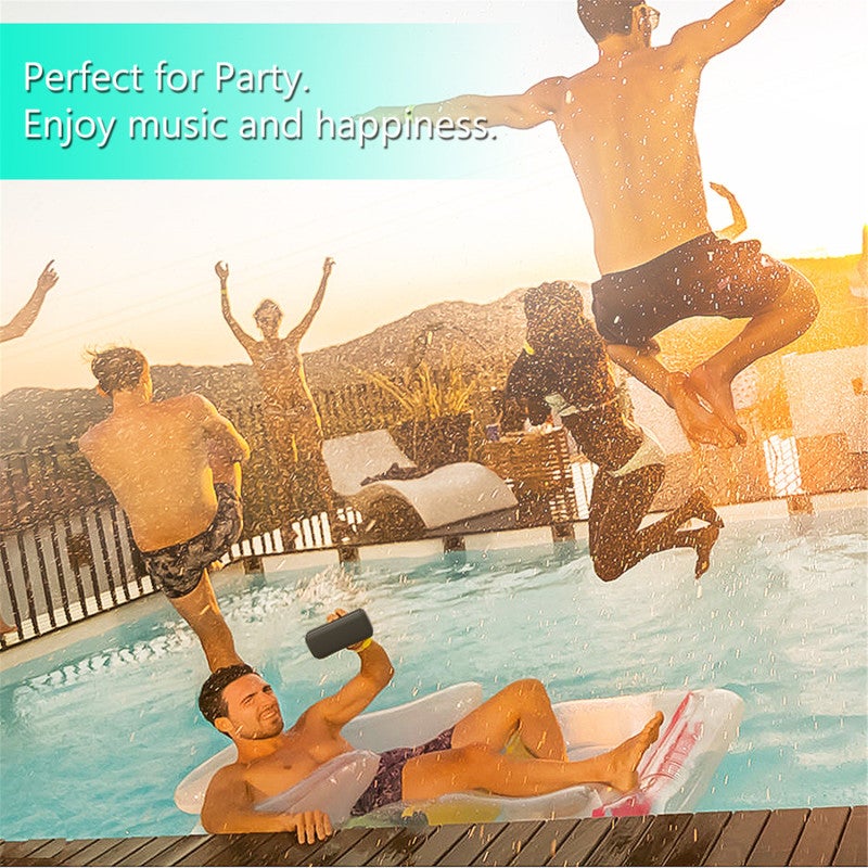 50W Outdoor Bluetooth Speaker: Black MAXXBASS 3 Sound Effects - TWS Interconnection Wireless Speaker for Hiking Camping Home Office Outdoor Use - Image 4