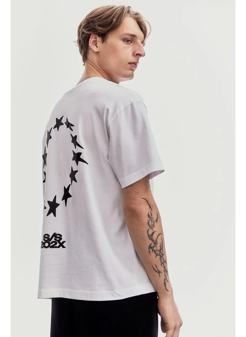 H&M Loose Fit Printed T-shirt