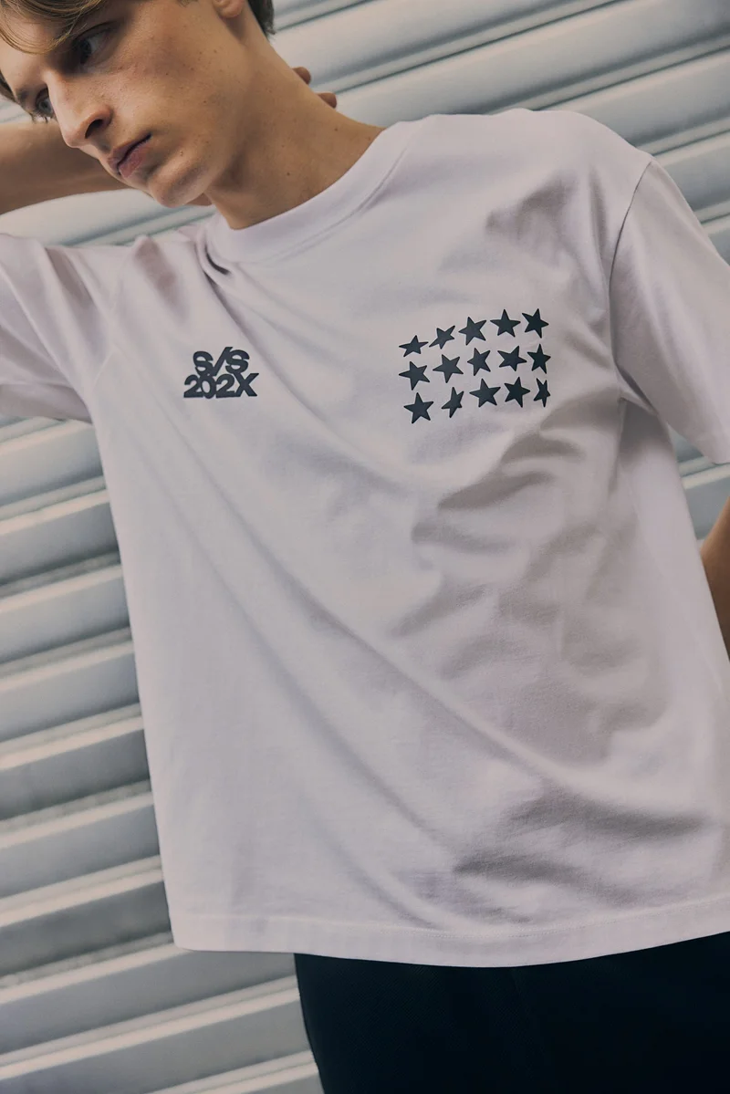 H&M Loose Fit Printed T-shirt
