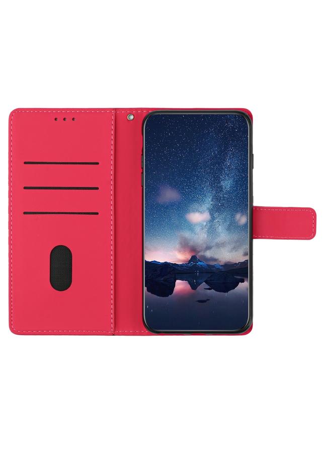 S-TOP Case For Motorola Moto G54 5G Diamond Embossed Skin Feel Leather Phone Case - Image 4