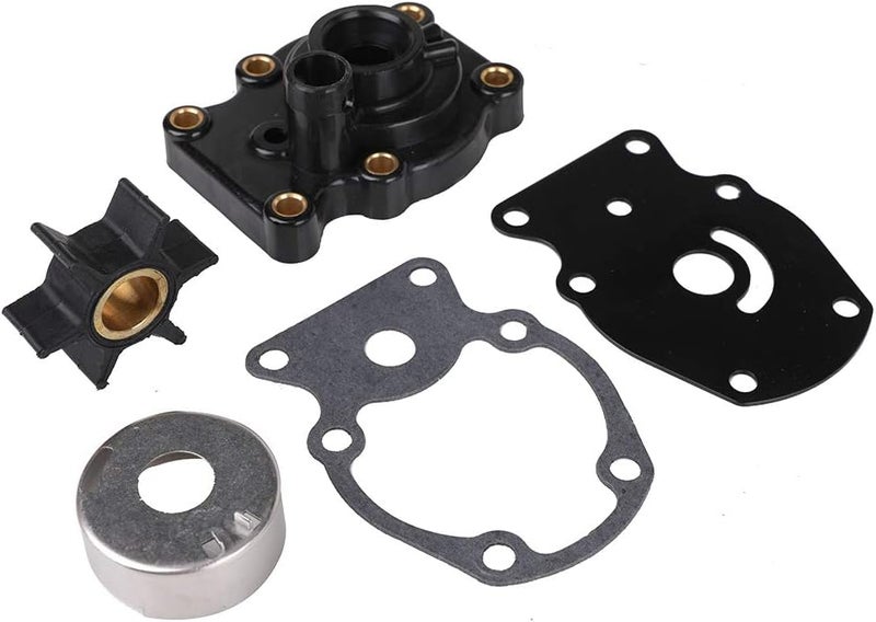 Tutor Auto 393630 Water Pump Repair Kit with Housing Replacement for Johnson Evinrude OMC（1980-UP）20 25 30 35HP Outboard Motor Parts - Replace 393630, 393509, 391636, 0393630, Sierra 18-3382 - Image 2