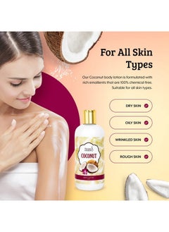 Freida and Joe Freida and Joe Scented Body Lotion For Women, Deep Moisturizing Hand Cream, Womens Luxury Stocking Stuffers, 10oz (Coconut)  - Image 3