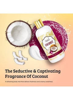 Freida and Joe Freida and Joe Scented Body Lotion For Women, Deep Moisturizing Hand Cream, Womens Luxury Stocking Stuffers, 10oz (Coconut)  - Image 2
