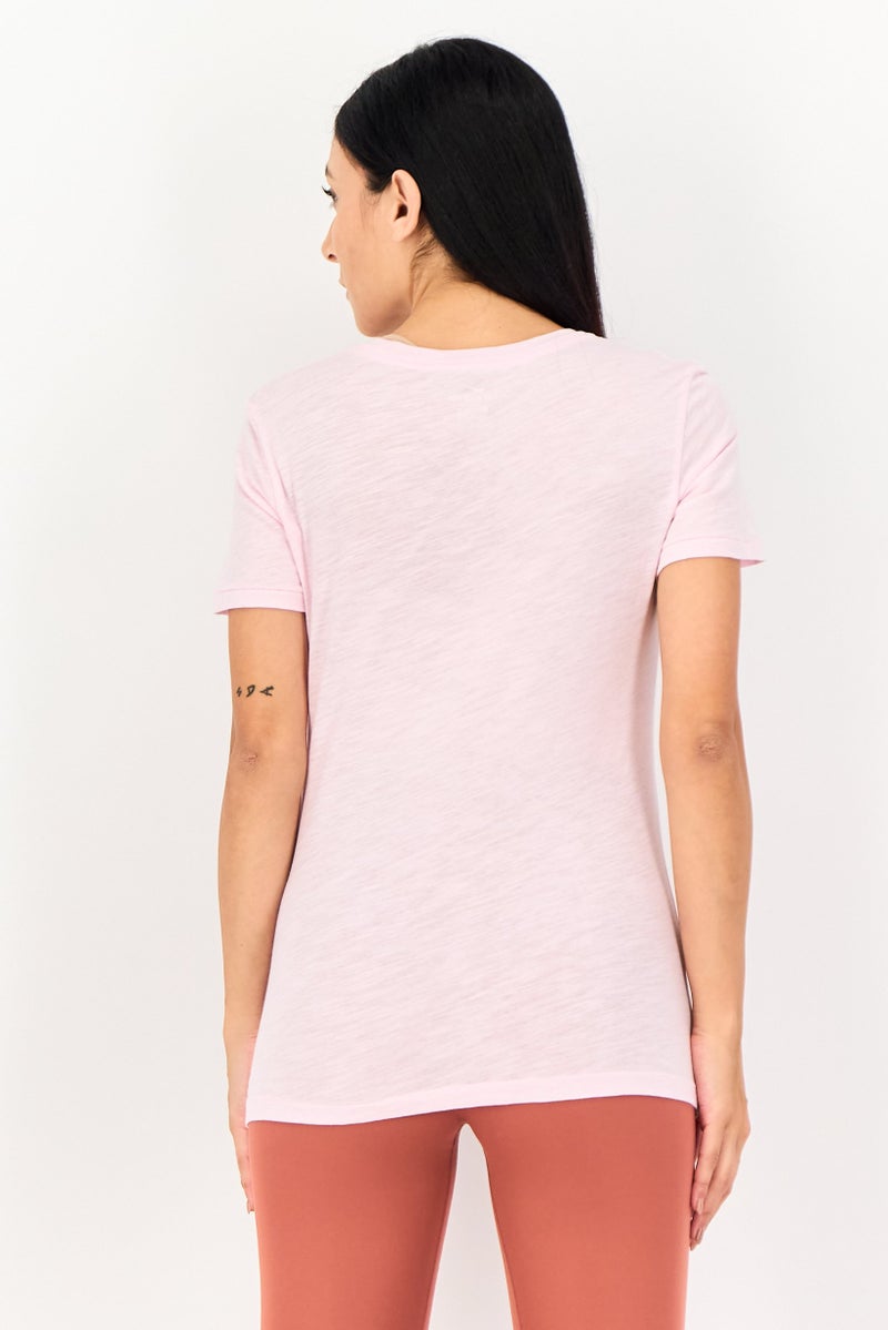 Nike Women Soportswear Fit Short Sleeve Outdoor T-Shirt, Pink - Image 3