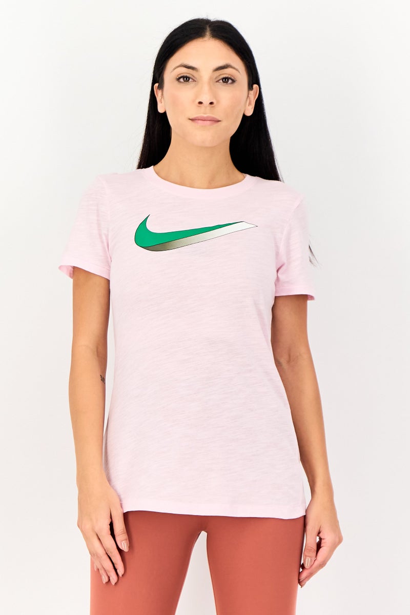 Nike Women Soportswear Fit Short Sleeve Outdoor T-Shirt, Pink - Image 1