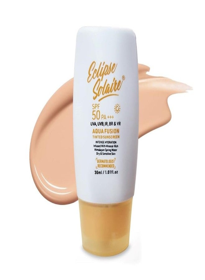 Eclipse Solaire Aqua Fusion Sunscreen SPF50 PA+++ | 5X Protection | Infused with Himalayan Spring Water | Non-Greasy, For All Skin Types - 30ml - Image 1