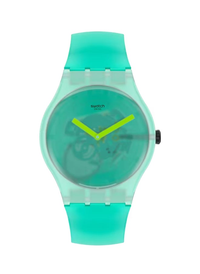 Swatch ساعة يونيكس بلاستيكية كوارتز ناتشر بلور - Image 1