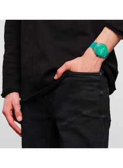 Swatch Unisex Watch Plastic Quartz NATURE BLUR  - Image 5