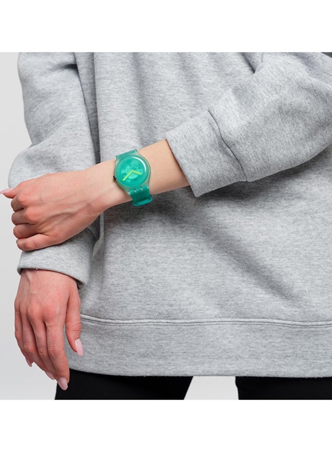 Swatch ساعة يونيكس بلاستيكية كوارتز ناتشر بلور - Image 4