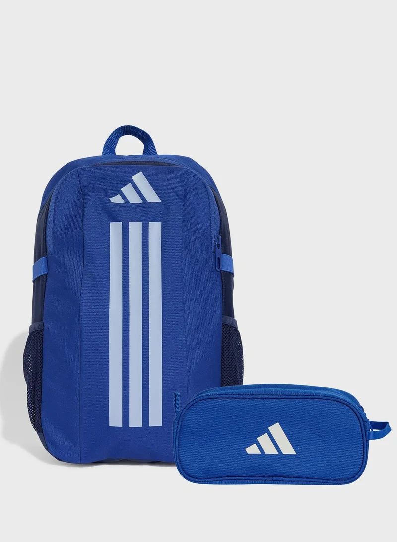 Adidas youth power backpack with pencil case
