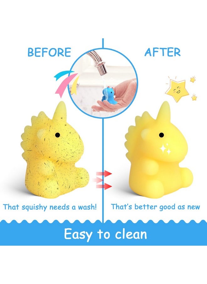 POKONBOY 30 Pcs Squishies Mochi Toys, Mini Kawaii Squishy Animals Squeeze Stress Relief Toys Easter Basket Stuffers Easter Theme Party Favors Easter Egg Filler For Kids  - Image 3
