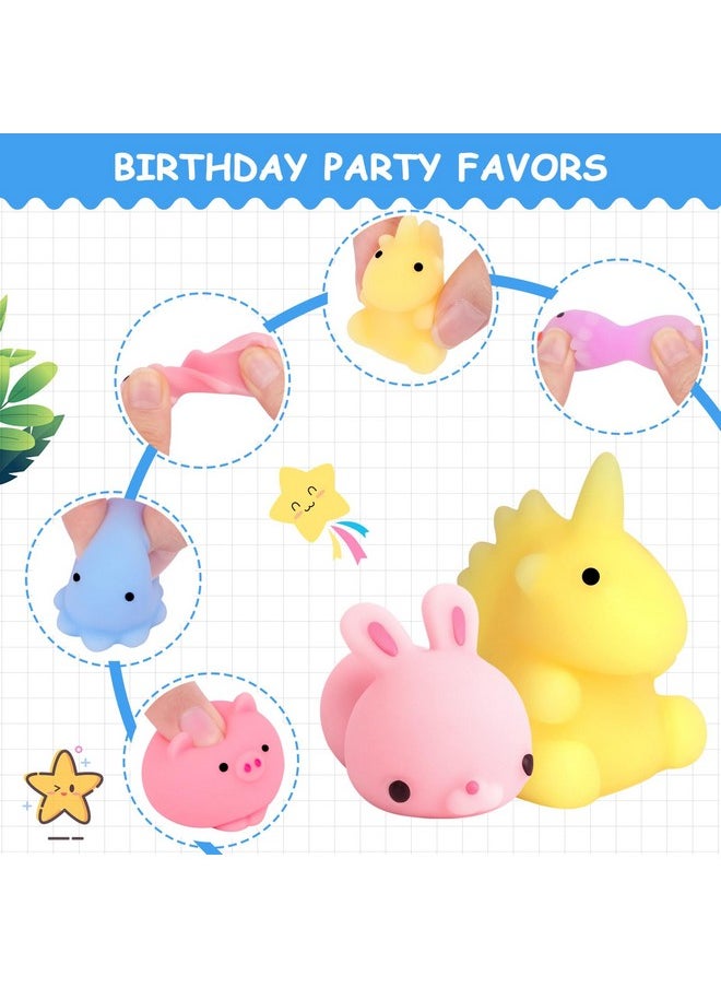 POKONBOY 30 Pcs Squishies Mochi Toys, Mini Kawaii Squishy Animals Squeeze Stress Relief Toys Easter Basket Stuffers Easter Theme Party Favors Easter Egg Filler For Kids  - Image 4
