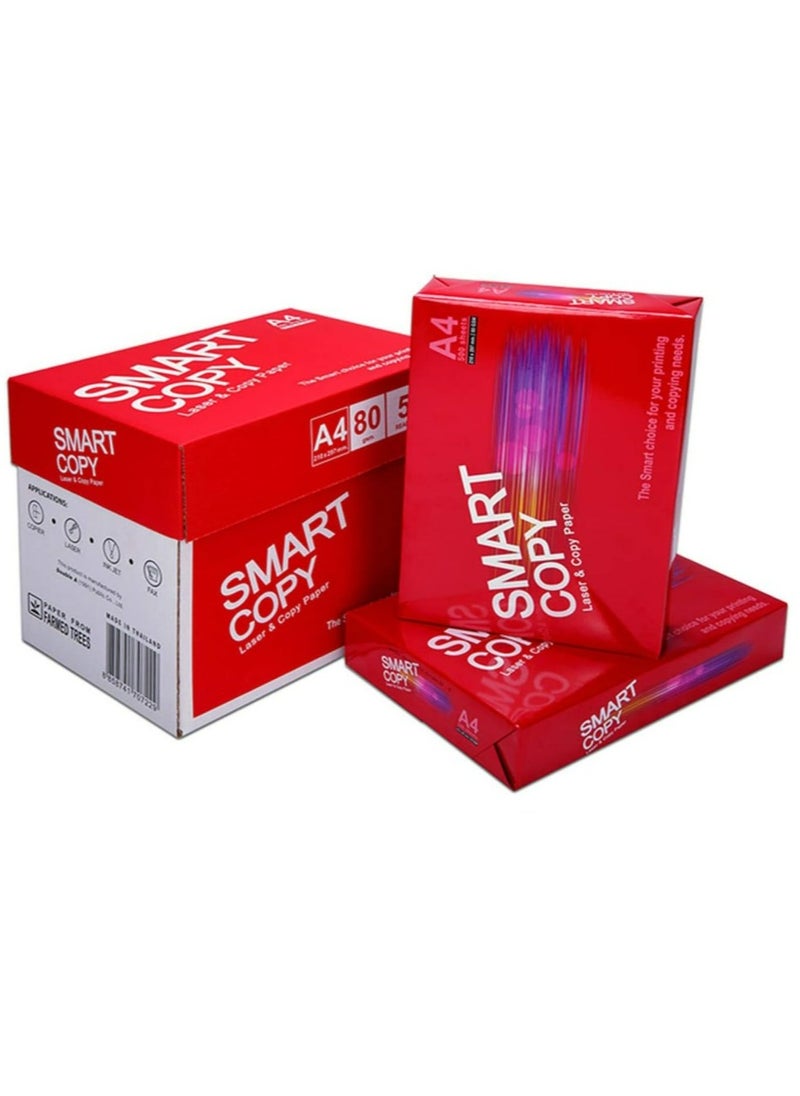 SMART COPY Smart Copy 80gsm A4 Paper White 5x500 Sheets 