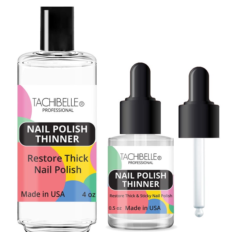 Tachibelle Tachibelle Nail Polish Thinner - Bring your old polishes back to life (Refill Size Kit) 
