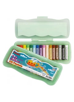Pentel Pentel Large Stick Oil Pastels 16-Pieces Set in PP Case 