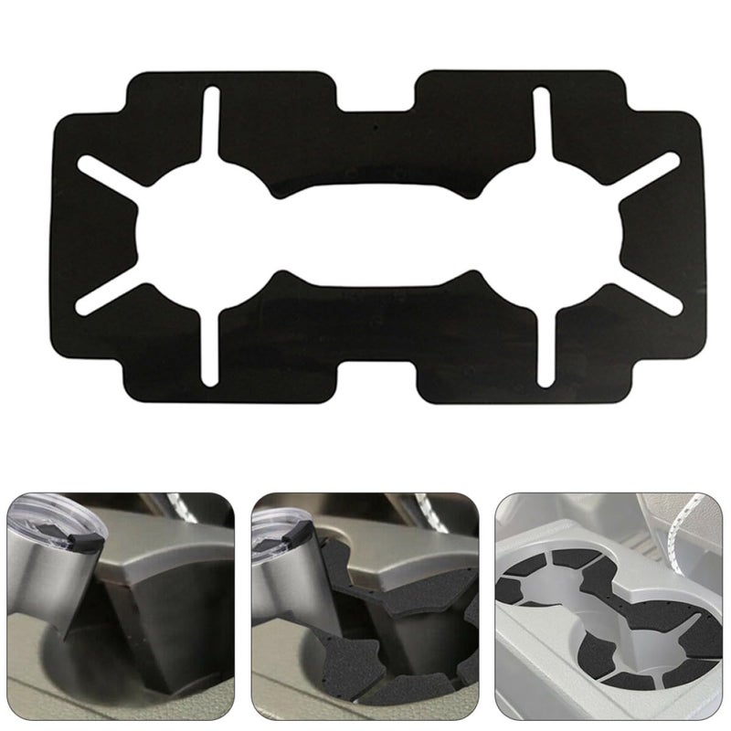 EVA Console Cup Holder Insert For 2009 2015 Vehicle Front Console Bottle Retainer - Image 4