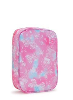 kipling 100 Pens Large Kids School Pen Case Garden Clouds  - Image 4
