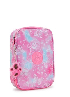 kipling 100 Pens Large Kids School Pen Case Garden Clouds  - Image 5