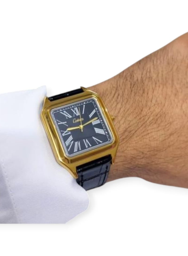 كاتيرا ساعة يد رجالية جلد ضد الماء عصرية و حديثة وبجودة من Catera