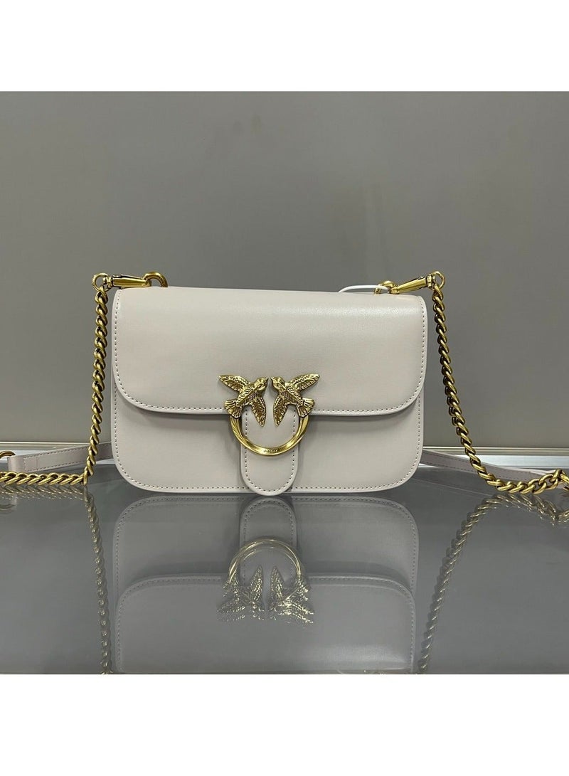 Pinko Chain Solid Color Crossbody Shoulder Bag 24*15*7cm - Image 1