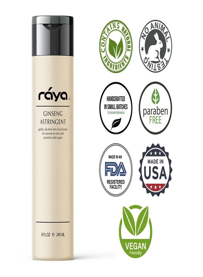 RAYA Ginseng Astringent with AHA 6 oz (G-205) | Gentle Glycolic Facial Toner for Dry and Sensitive Skin | Helps Tighten Pores, Smooth Complexion, and Reduce Fine Lines | Made with Alpha Hydroxy Acids - Image 5