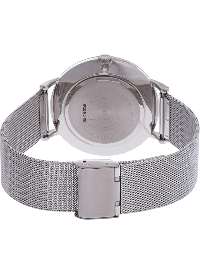 لوراس ساعة كوارتز تناظرية كلاسيكية للرجال بسوار من الفولاذ المقاوم للصدأ R3A49Ax9 - Image 2