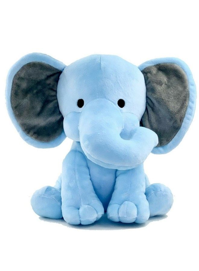 Babique Elephant Sitting Plush Soft Toy Cute Kids Animal Home Decor Boys;Girls (Blue 30 Cm) - Image 2