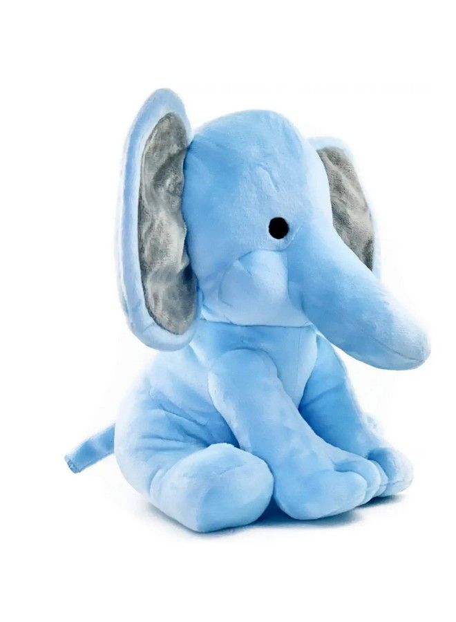 Babique Elephant Sitting Plush Soft Toy Cute Kids Animal Home Decor Boys;Girls (Blue 30 Cm) - Image 3