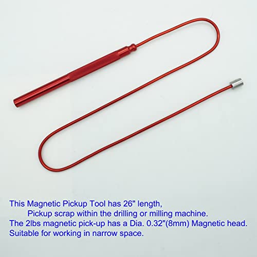 VASTOOLS Flexible Magnetic Pickup Tool Set, 2LB & 5LB, 26" Bendable Extension Magnetic Pickup, VASTOOLS - Image 4