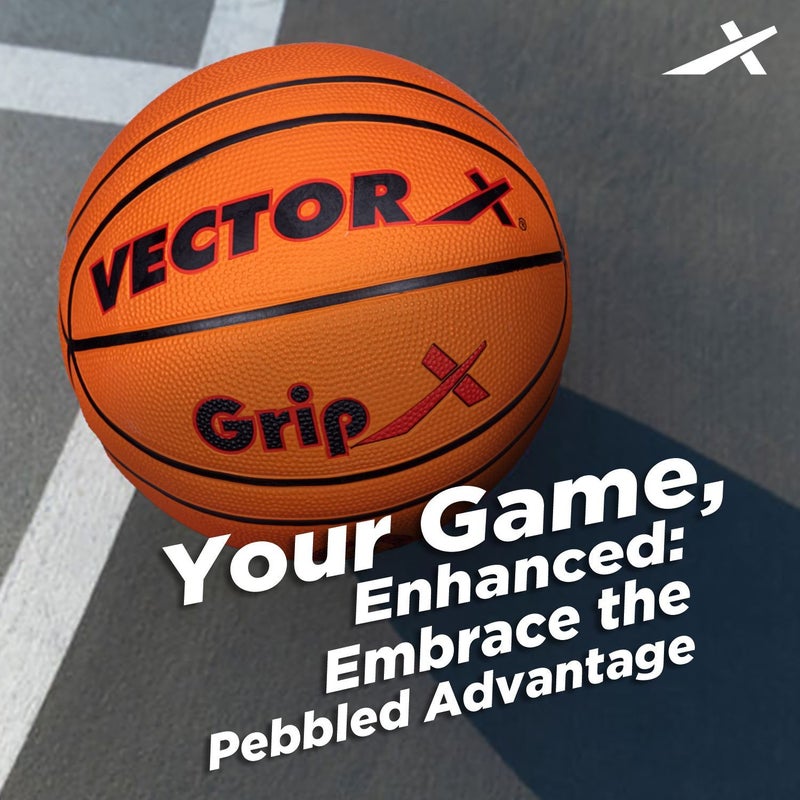 VECTOR X GRIP X 16 Panel Professional Grip Basketball - Image 4