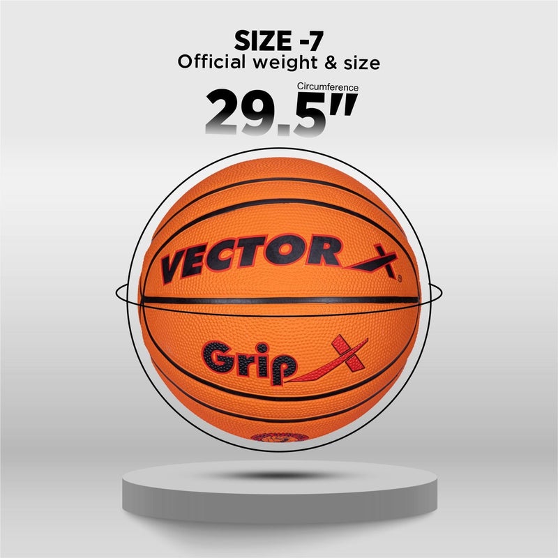 VECTOR X GRIP X 16 Panel Professional Grip Basketball - Image 2