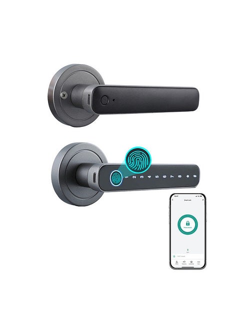WAFU Fingerprint Door Lock 4 Unlocked Ways tuya BT Connection APP Unlock Password Unlocking for Homes Apartments