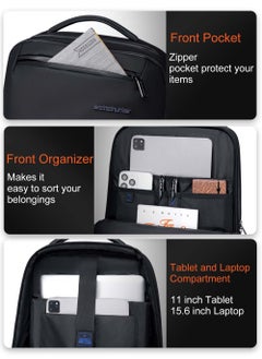 ARCTIC HUNTER Business Travel Backpack, Casual School Book Bag with Laptop and Tablet Compartment for Men, Black  - Image 5