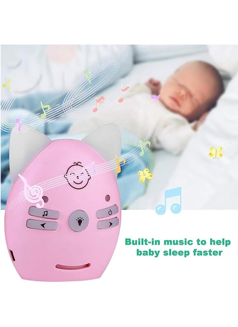 Wireless Audio Baby Monitor, Baby Walkie Talkie, Baby Desk Lamp Caretaker with 2 Way Talk, VOX Mode, Long Range up to 300m, Crystal-Clear Sound, Lullabies, Night Light, Music Play, Plug & Play