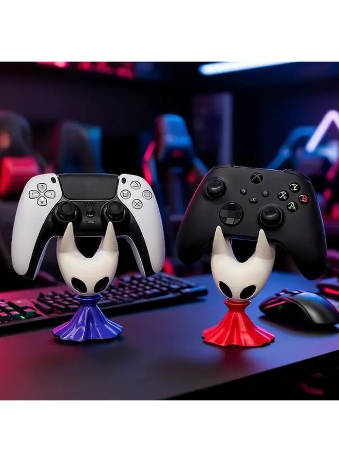 1pc Creative Pink Hollow Knight Game Controller Stand Compatible With PS4 PS5 NS Pro Controller Single Stand Game Controller Display Base Halloween Theme Decoration Collection Gift For Gaming Enthusiasts - Image 1