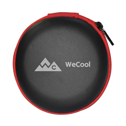 WeCool Multi-Purpose Earphone Carry Pouch with Anti Fall Mesh Inside for Carrying Pen Drives, SD Cards,-Multicolour-8CM - Image 1