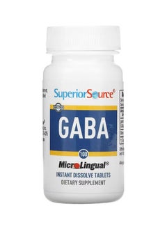 Superior Source GABA 100 mg 100 MicroLingual Instant Dissolve Tablets  - Image 1
