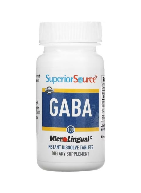 GABA 100 mg 100 MicroLingual Instant Dissolve Tablets