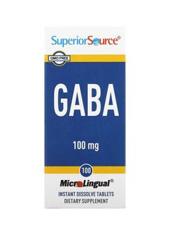 Superior Source GABA 100 mg 100 MicroLingual Instant Dissolve Tablets  - Image 2