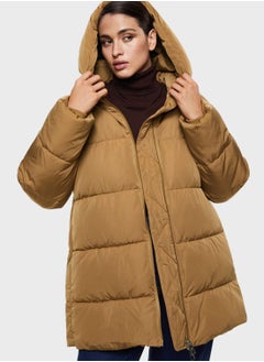Longline Quilted Coat